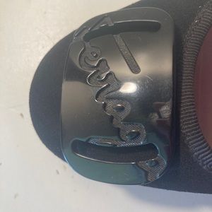 Salvatore Ferragamo My Charm Black Suede Heels 39 8.5-9